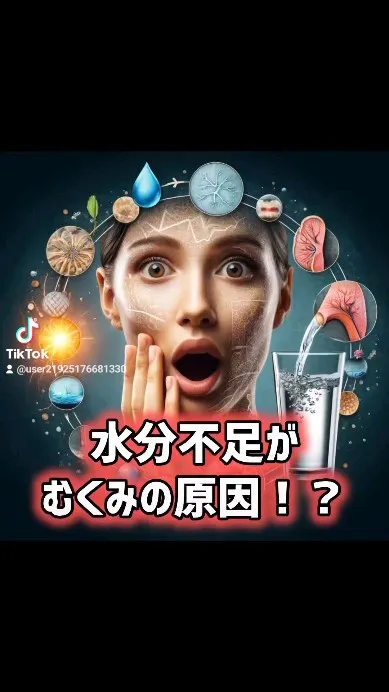 💧【水分不足がむくみを引き起こす理由】💧